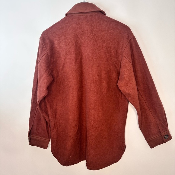 NWT Wild Fable Oversized Chocolate long sleeve collared button down size XXS - Picture 8 of 11